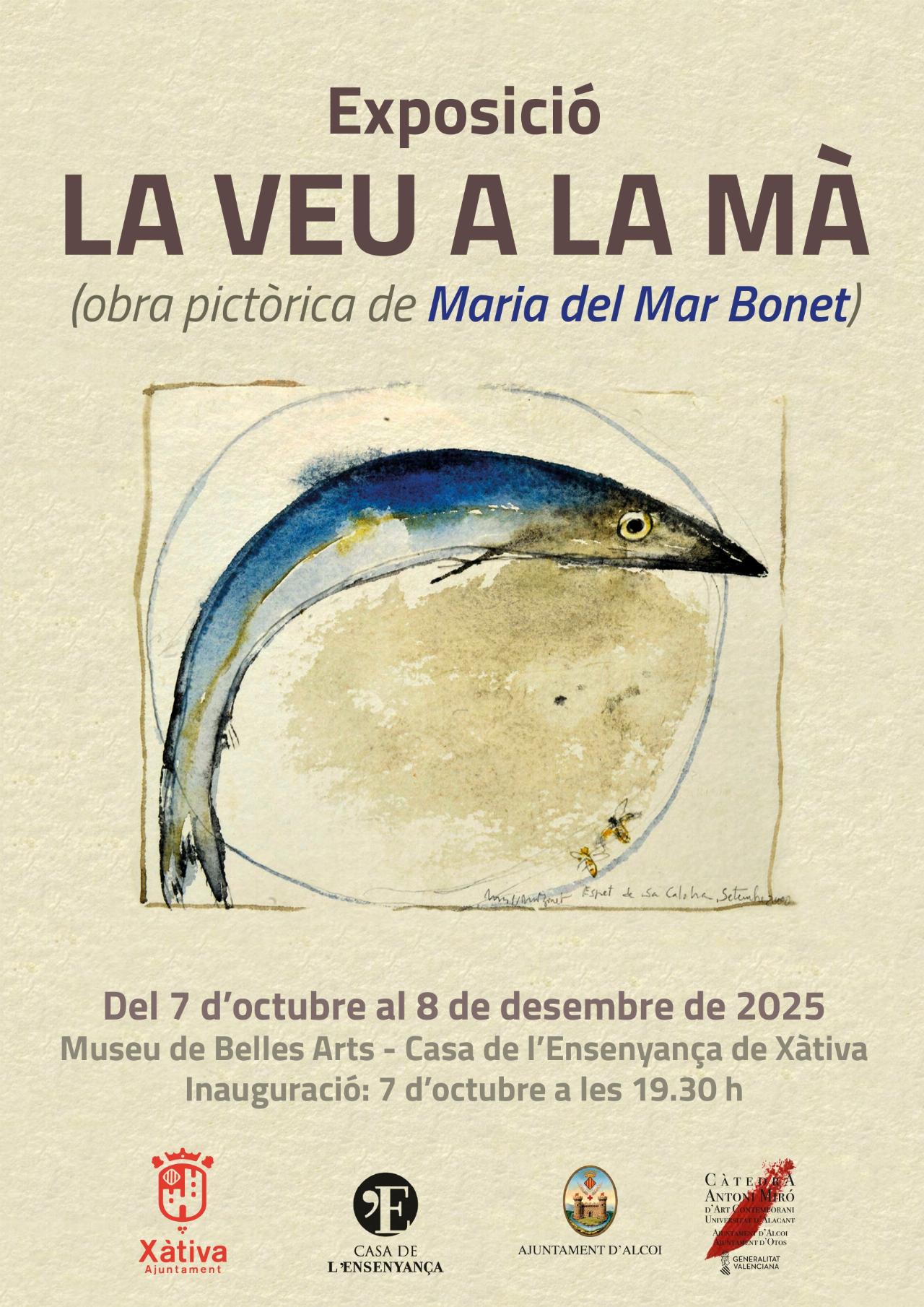 Exposició “LA VEU A LA MÀ, obra pictòric...